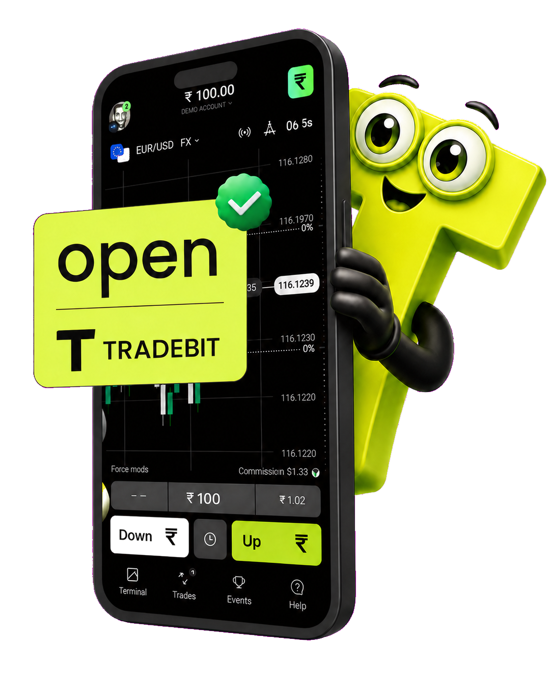 Open a Tradebit trading account